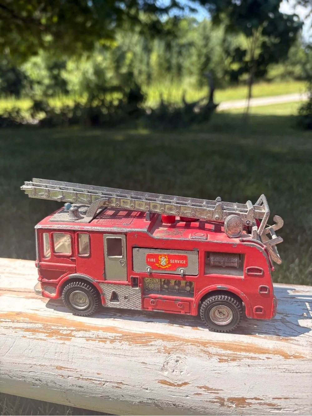 Vintage Dinky Toys Merryweather Marquis Fire Tender Truck Toy